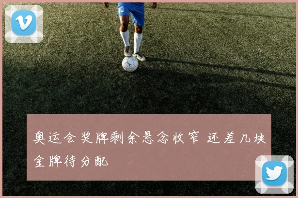 奥运会奖牌剩余悬念收窄 还差几块金牌待分配